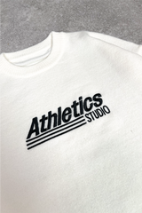 Athletics cream knit sweater