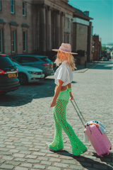 Ibiza girl white heavyweight printed t-shirt