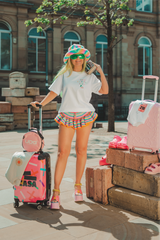 Life is better in Ibiza white heavyweight embroidered t-shirt