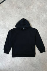 Mini black premium essential hoodie