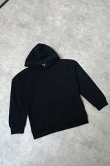 Mini black premium essential hoodie