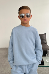 Mini baby blue premium essential sweater