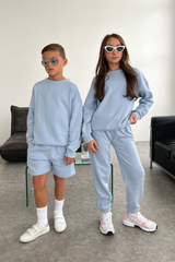 Mini baby blue premium essential sweater