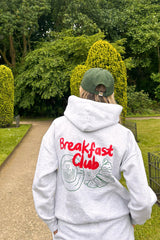 Breakfast club marl grey printed hoodie joggers loungewear