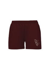 CONTENT CLIQUE BURGUNDY SHORTS