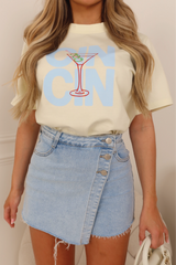 Cin Cin Butter printed oversized t-shirt