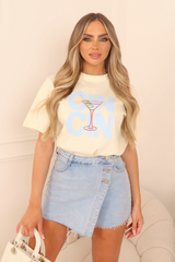 Cin Cin Butter printed oversized t-shirt