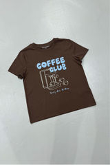 Coffee Club Mocha printed T-shirt