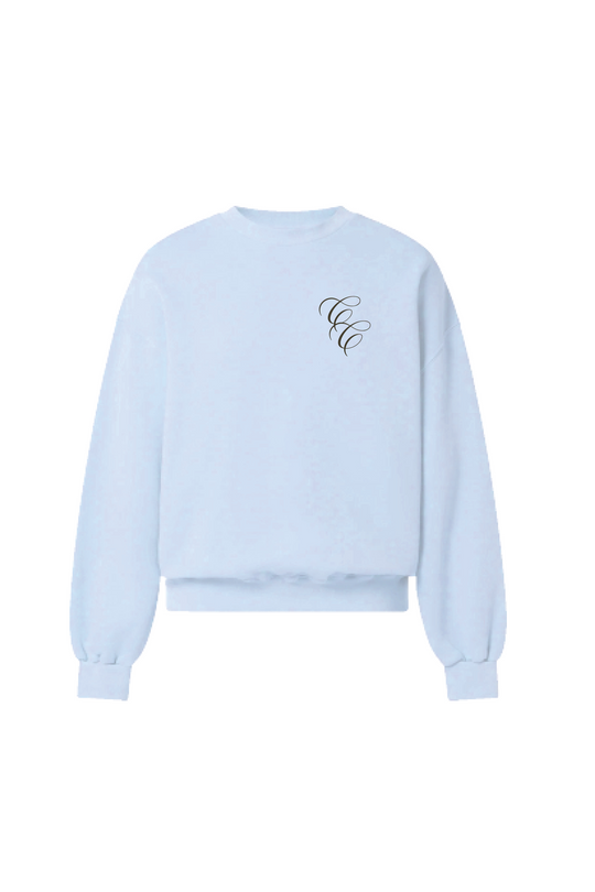 CONTENT CLIQUE BABY BLUE LOGO SWEATSHIRT