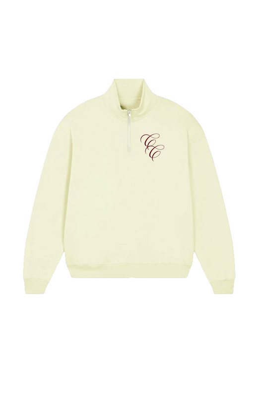 CONTENT CLIQUE LEMON LOGO QUARTER ZIP