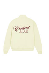 CONTENT CLIQUE LEMON LOGO QUARTER ZIP
