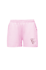 CONTENT CLIQUE BABY PINK SHORTS