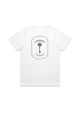 KIDS CONTENT CLIQUE WHITE T-SHIRT DROP 2