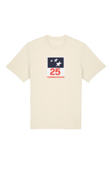 Mini Training season ecru printed t-shirt