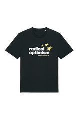 Radical optimism black printed t-shirt