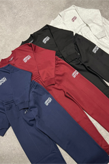 NYC sport navy printed bomber jogger loungewear