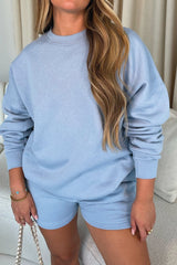 Glamify Premium Essential Baby Blue Sweatshirt Sweater