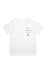 Life is better in Ibiza white heavyweight embroidered t-shirt