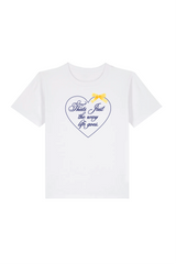 Mini thats just the way life goes white printed t-shirt