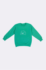 Mini Sc Green Crewneck Sweater
