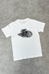 Mini Shimmer eras printed white t-shirt