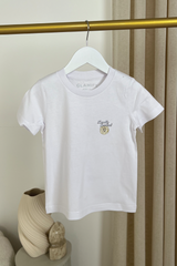 Mini Baby Lemons white front & back printed t-shirt