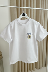 Lemons white back print heavyweight oversized t-shirt