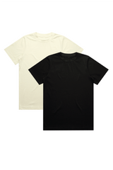 MULTI PACK BLACK & BUTTER YELLOW HEAVY WEIGHT T-SHIRTS