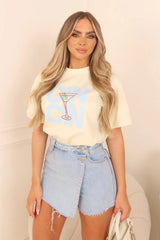 Cin Cin Butter printed oversized t-shirt