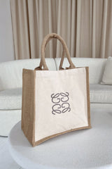 Gege Neutral Embroidered Mini Tote Bag