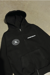 Studio leisure black premium zip hoodie