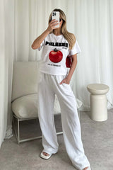 Palermo printed white t-shirt