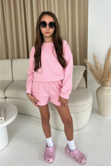 Mini baby pink premium essential sweater