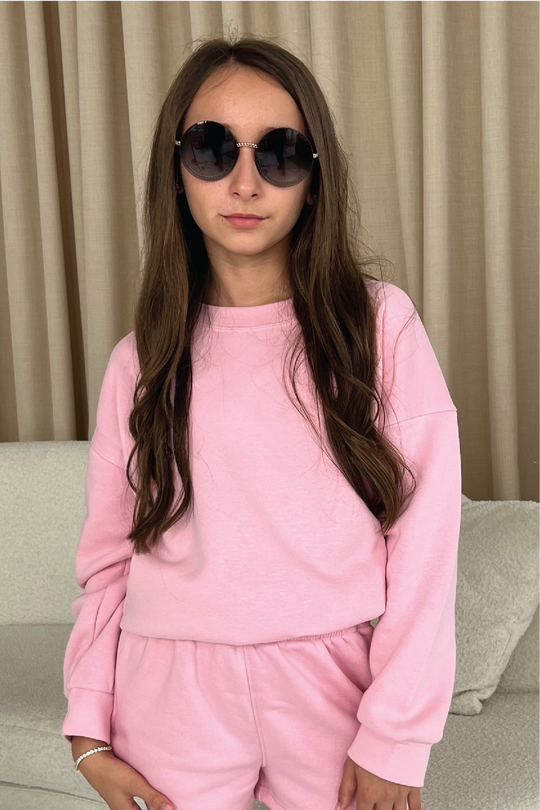 Mini baby pink premium essential sweater