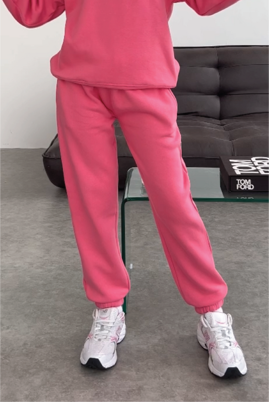 Mini pink lemonade premium essential joggers