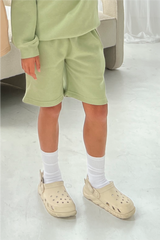 Mini boys sage premium essential shorts