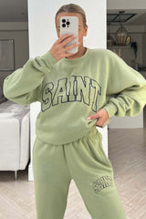 Saint sage printed sweater loungewear set