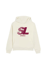 Studio leisure athletics ecru printed hoodie