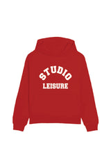 Studio leisure college red printed hoodie