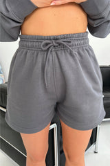 Glamify Premium Essential Relaxed Steel Grey Shorts Shorts