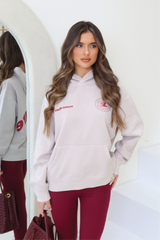 Studio leisure bone printed hoodie