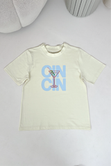 Cin Cin Butter printed oversized t-shirt