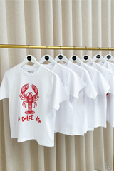 Mini Dolce vita white printed t-shirt