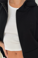 GeGe white embroidered ribbed vest