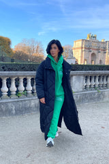 Health & Wealth embroidered Green hoodie set