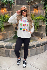 Protected Ecru premium printed hoodie