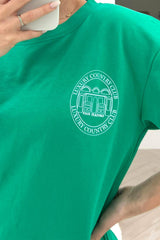 Luxury country green printed cycling short co-ord