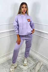 Good day lilac hooded loungewear set