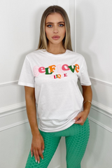 self love clique white t-shirt