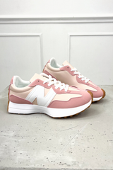 Natalia nude & pink gum sole trainers